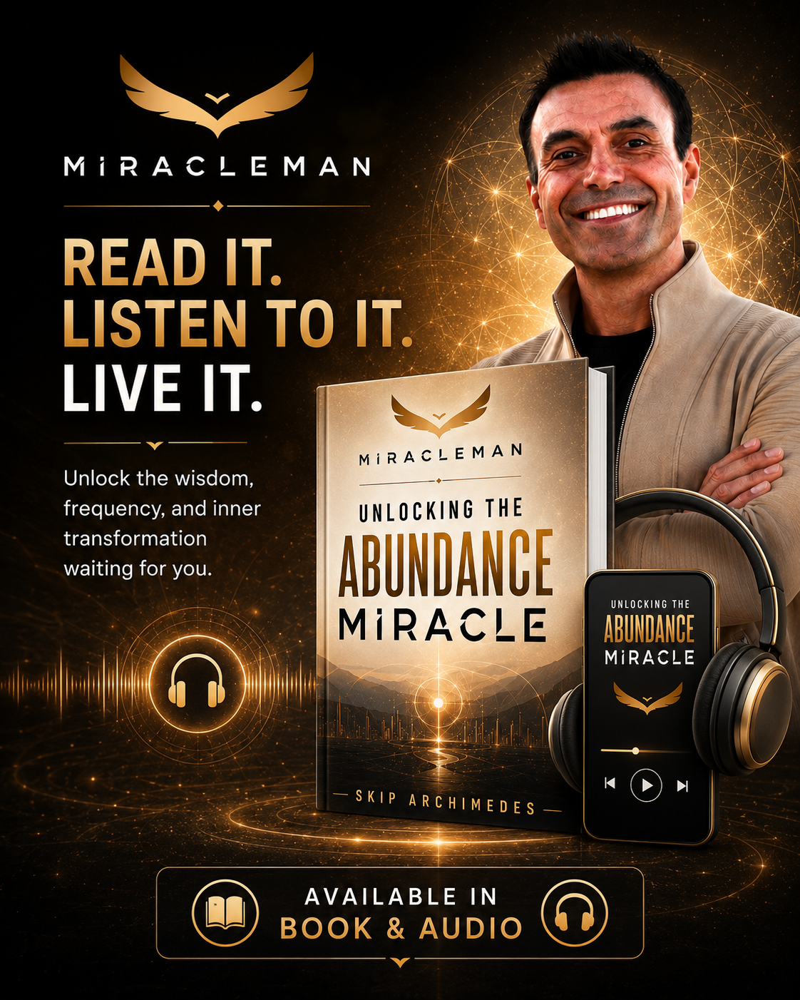 Unlocking the Abundance Miracle — available in book and audio