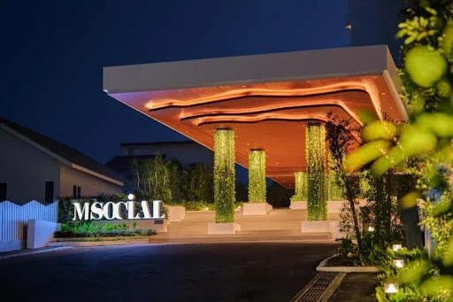 M Social Resort Entrance